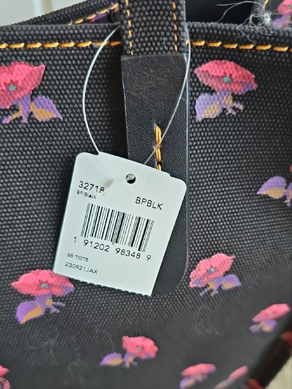 NWT Coach x Disney Sleeping Beauty Canvas Tote Bag | Dark Fairy Tale 32718 - Picture 9 of 11